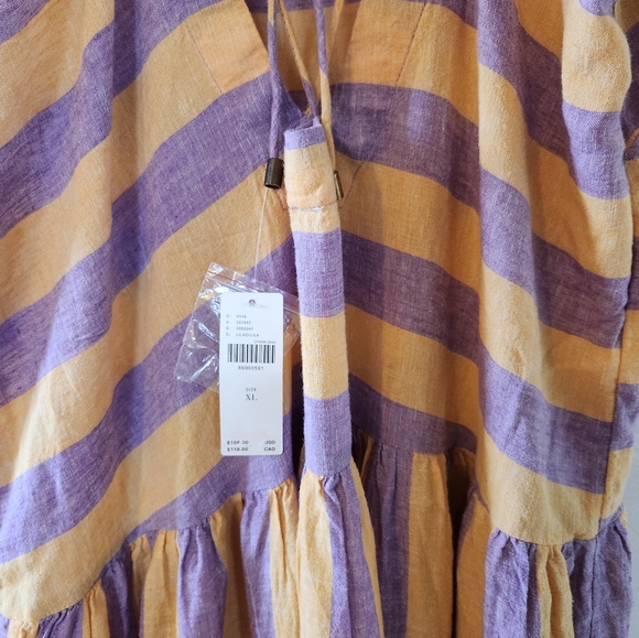 NWT Anthropologie By Anthropologie Grommet Halter Maxi Dress Women's Size XL - Picture 7 of 9